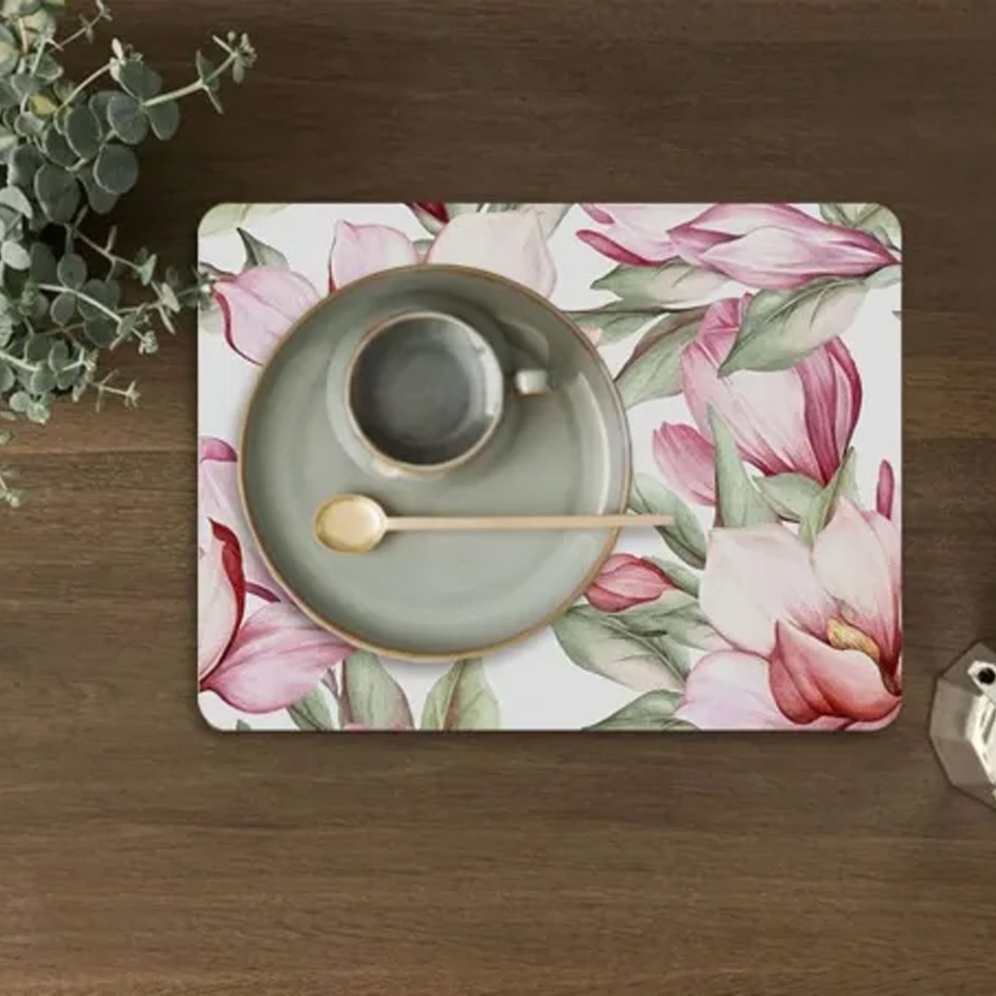 Blooming magnolia Table Mat | TM 016 (set of 2)