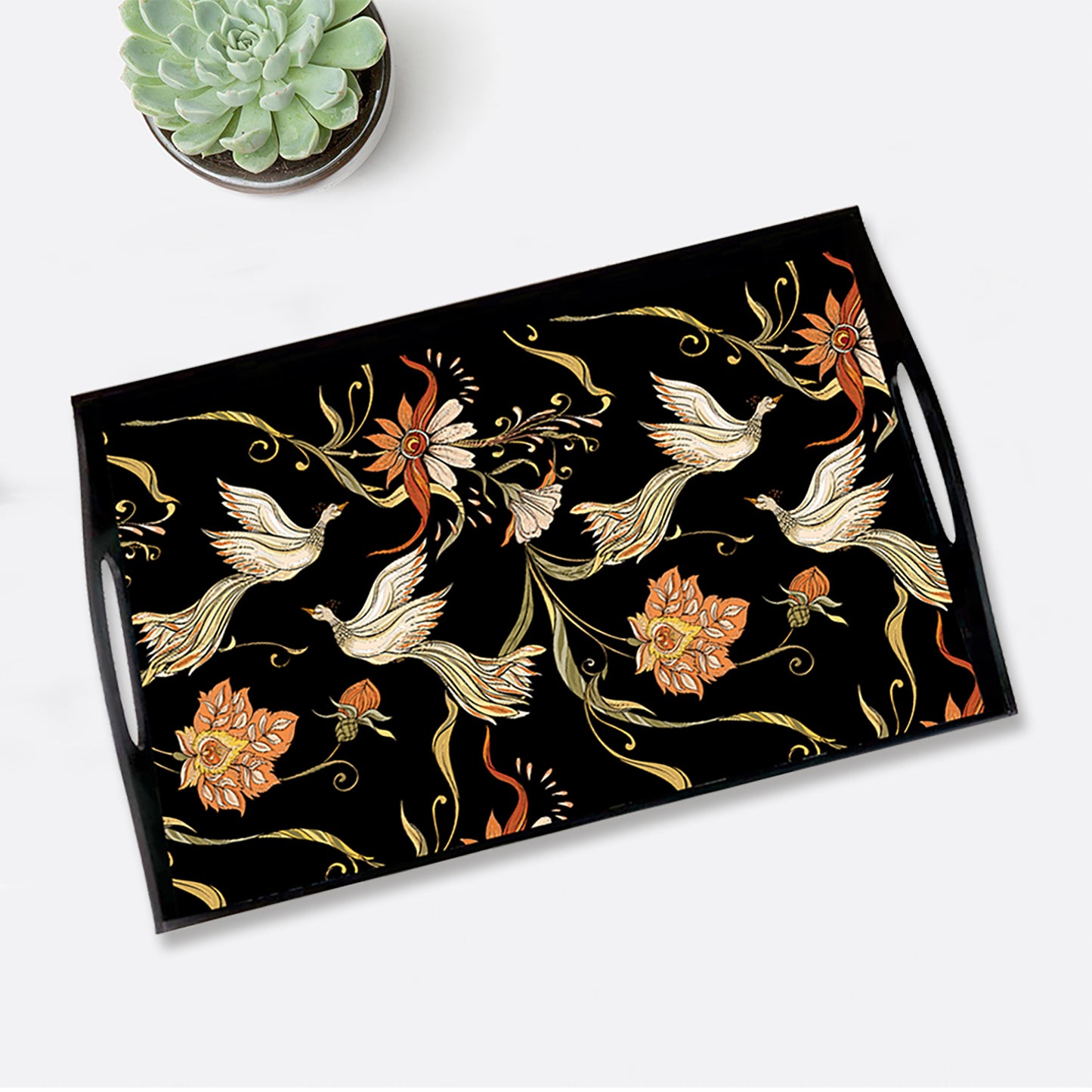 Nouveau Art Print Tray