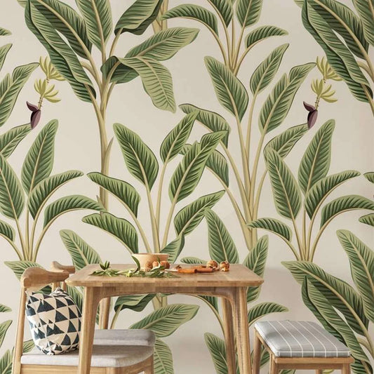 Tall Slender Palm Leaves Wallpaper | WP 141