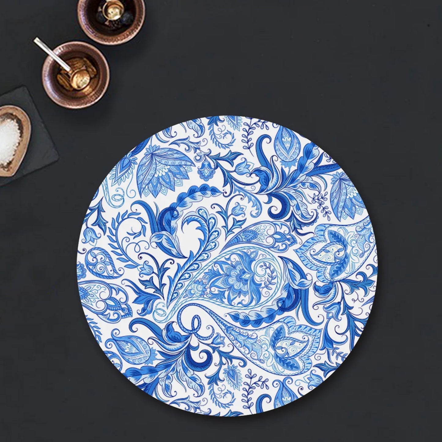 Blue Paisley Tablemats | TM 064 (set of 2)