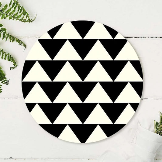 Black & White Triangle Trivets | CST 003 (set of 2)