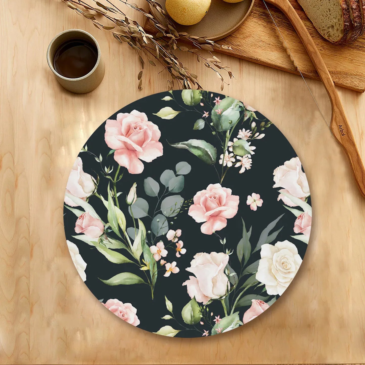 watercolor floral Table Mat | TM 047 (set of 2)