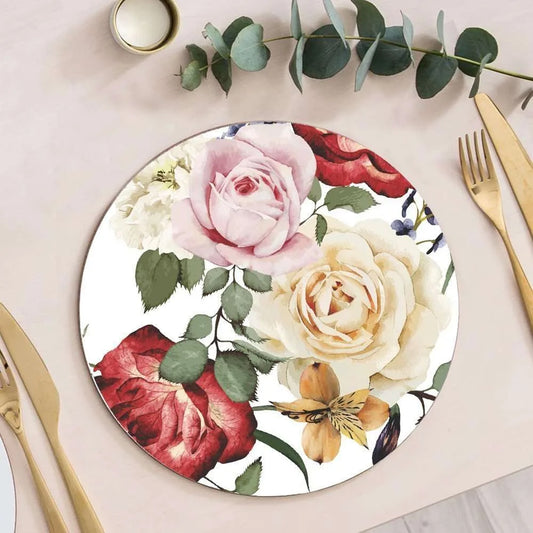 Pink and red roses Trivets | CST 004 (set of 2)