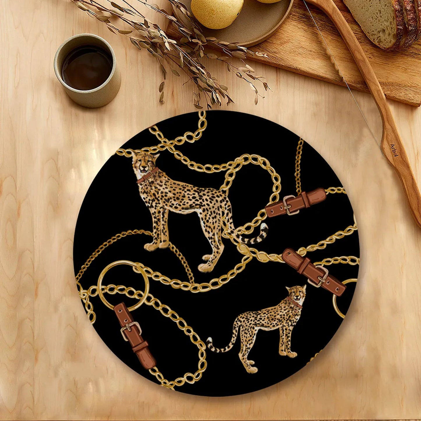 The Royal Leopard Table Mats | TM 060 (set of 2)