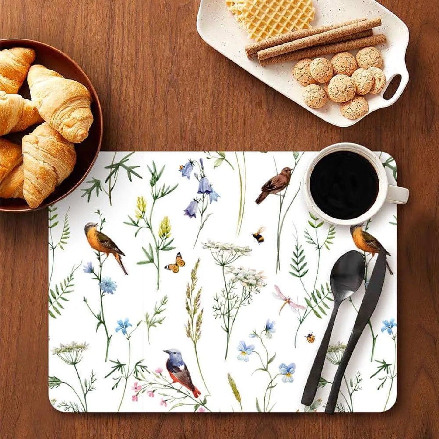 Chirping Around Tablemats | TM 075 (set of 2)