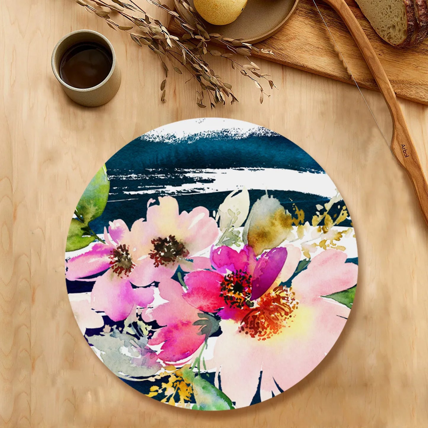 Deconstructed Flowers Table Mat | TM 011 (set of 2)