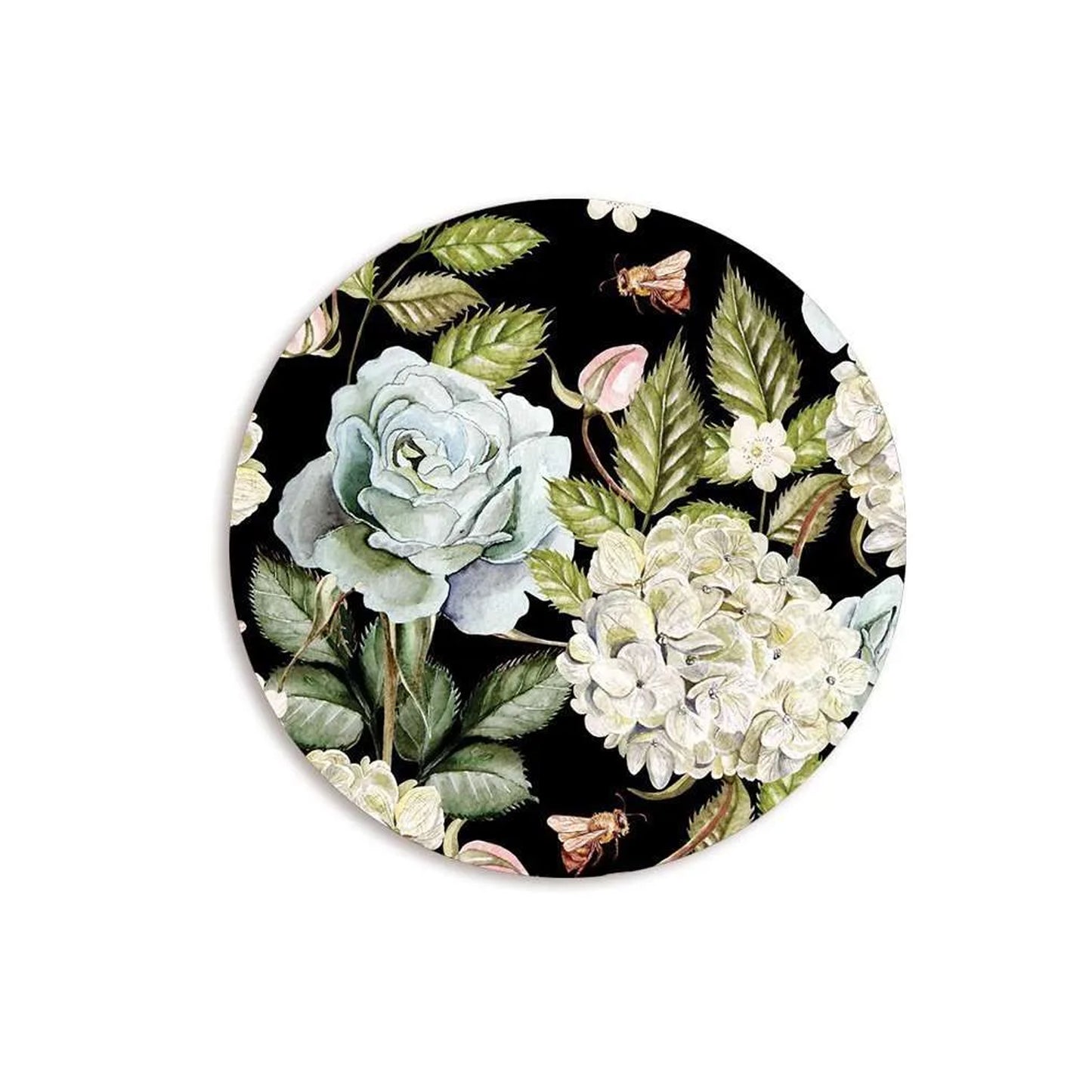 Hydrangeas and Roses Trivets | CST 010 (set of 2)