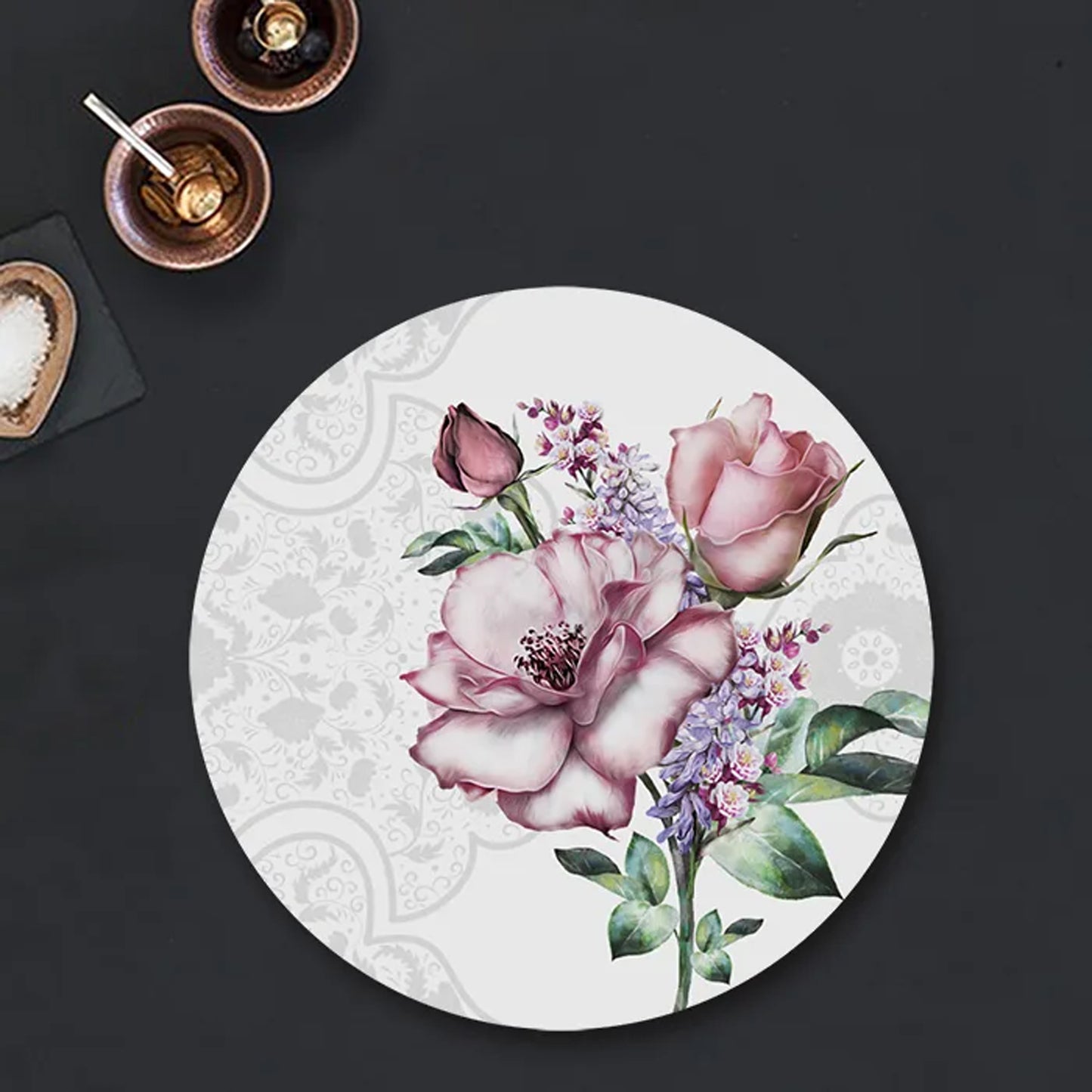 Flowers in Pastel Table Mat | TM 042 (set of 2)