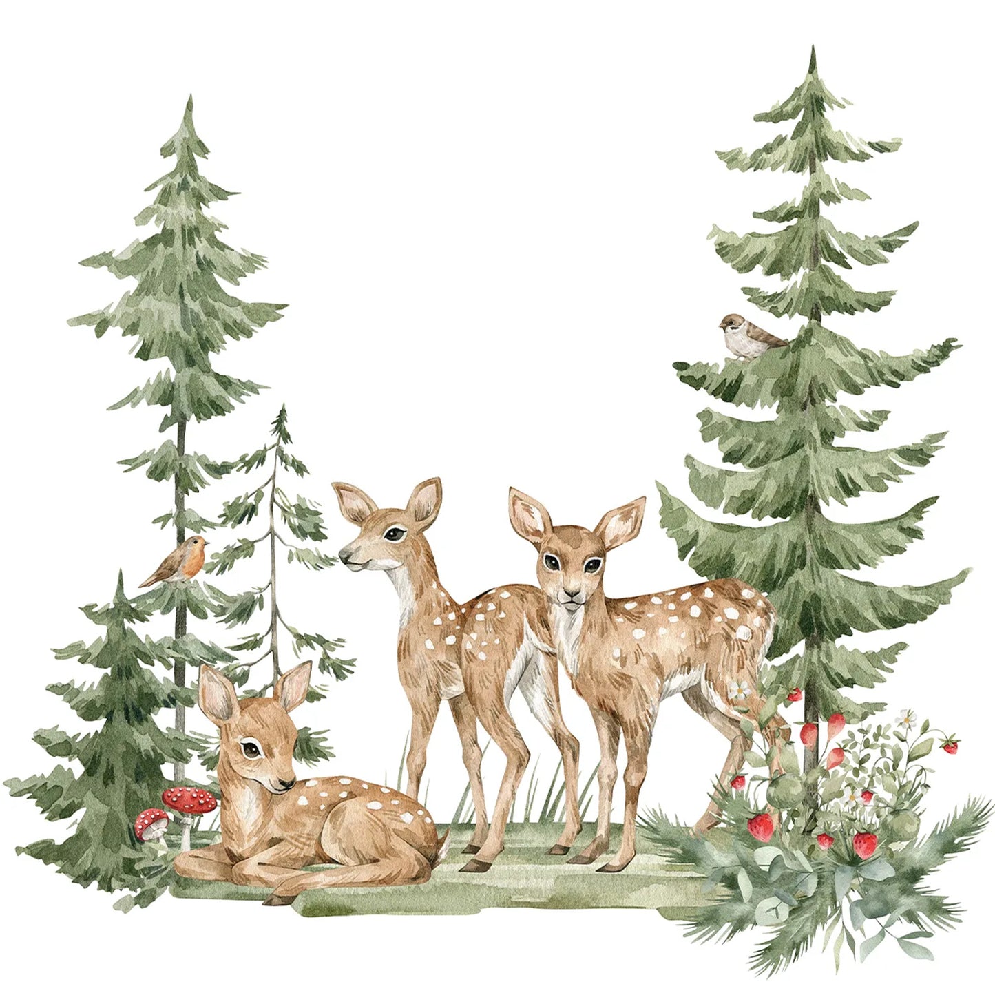 “Deer Family” Wallpaper | WP 211