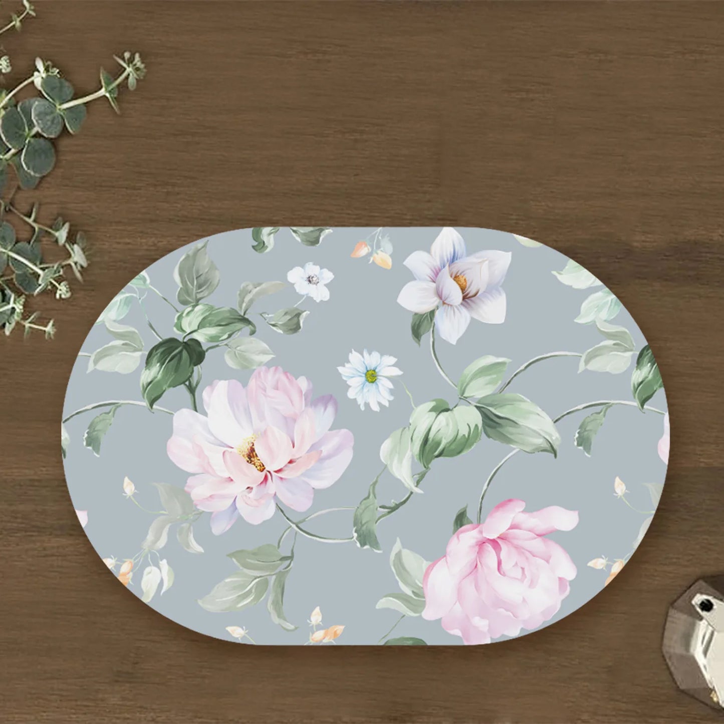 Watercolor Roses Table Mat | TM 030 (set of 2)
