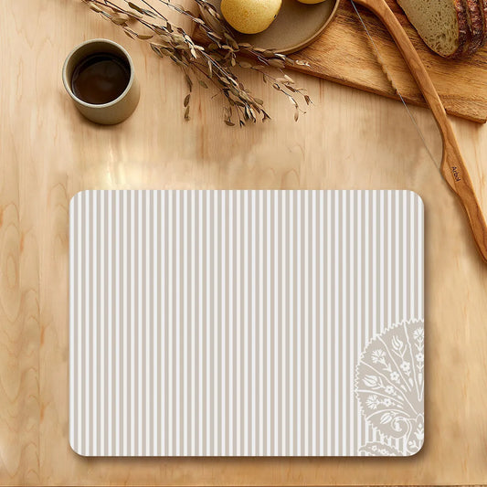 Ottoman Flower on striped background Table Mat | Placemats TM 054 (set of 2)
