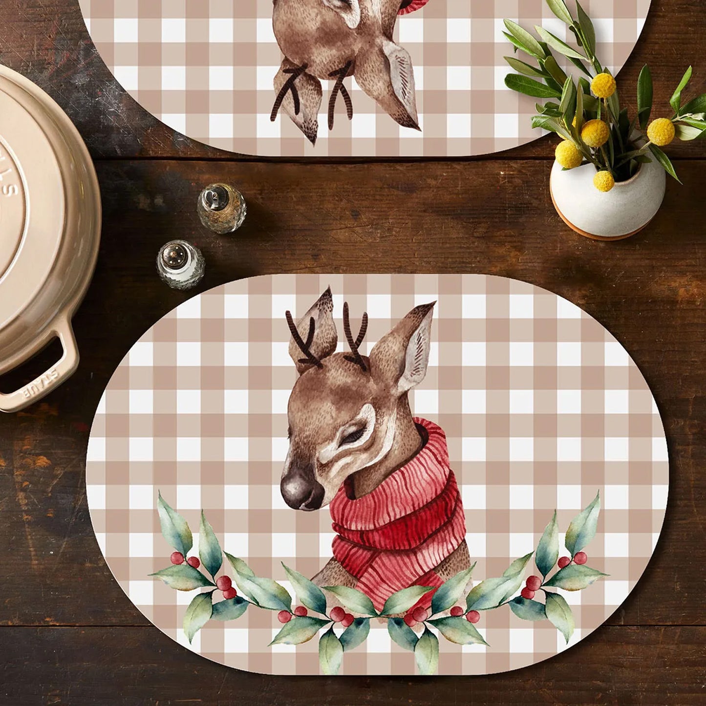Christmas Cheer Tablemats | TM 092 (set of 2)