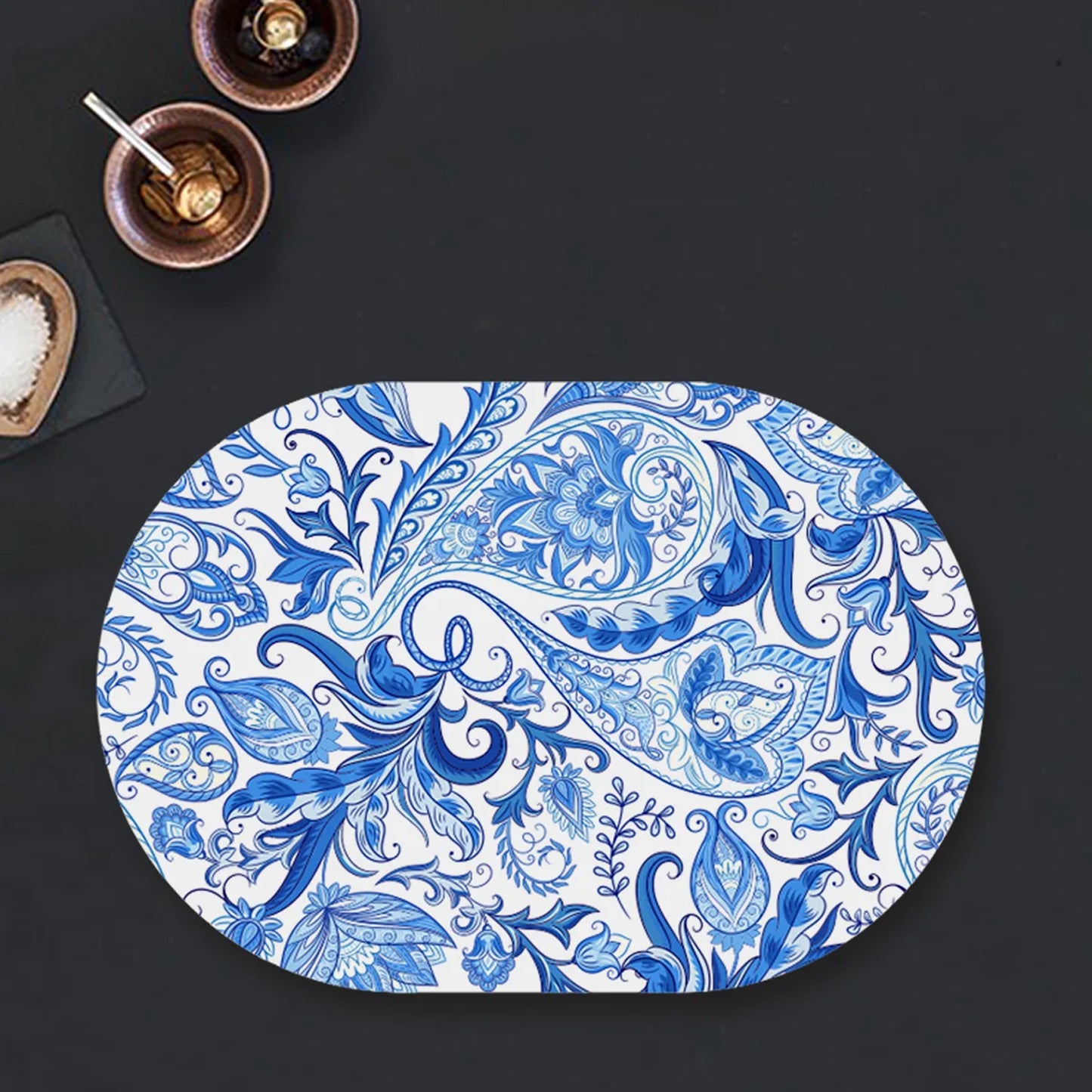 Blue Paisley Tablemats | TM 064 (set of 2)