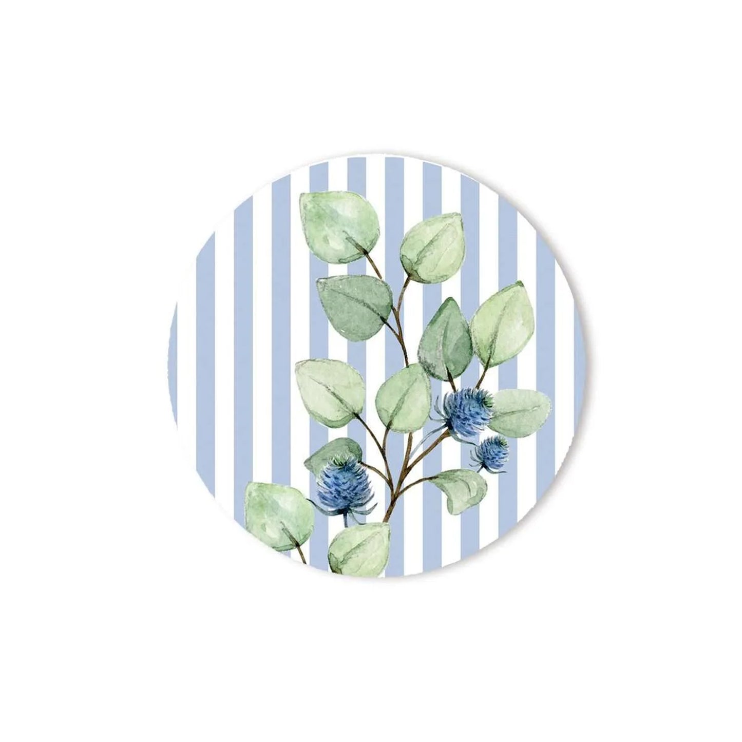 Blue and White stripes Trivets | CST 033 (set of 2)