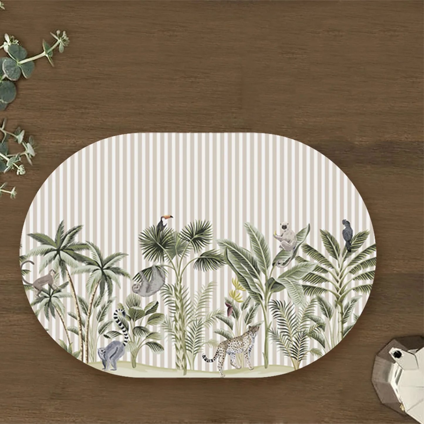 Tropical forest print Table Mat | TM 032 (set of 2)