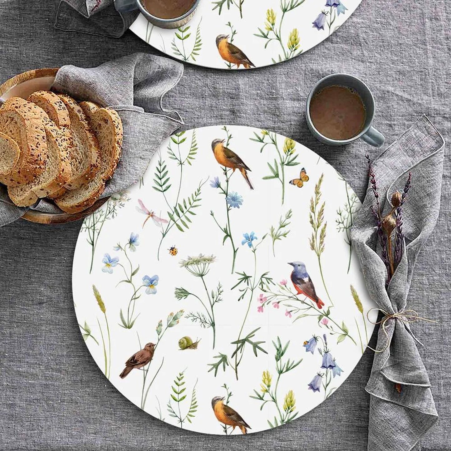 Chirping Around Tablemats | TM 075 (set of 2)