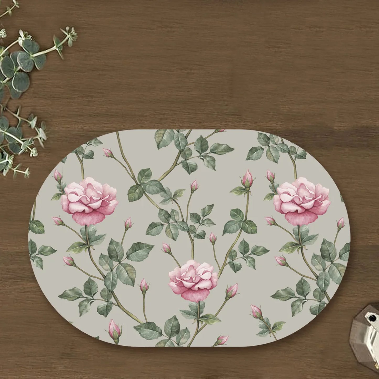 Pink Roses Table Mat | Placemats TM 057 (set of 2)