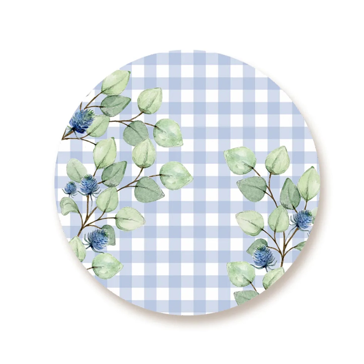 Blue and White Check Table Mat | Placemats TM 051 (set of 2)