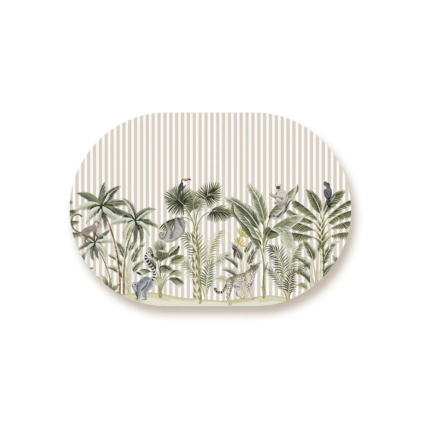 Tropical forest print Table Mat | TM 032 (set of 2)