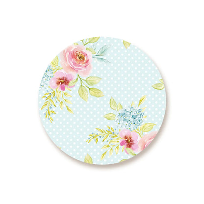 Vintage roses on dotted background Table Mat | TM 039 (set of 2)