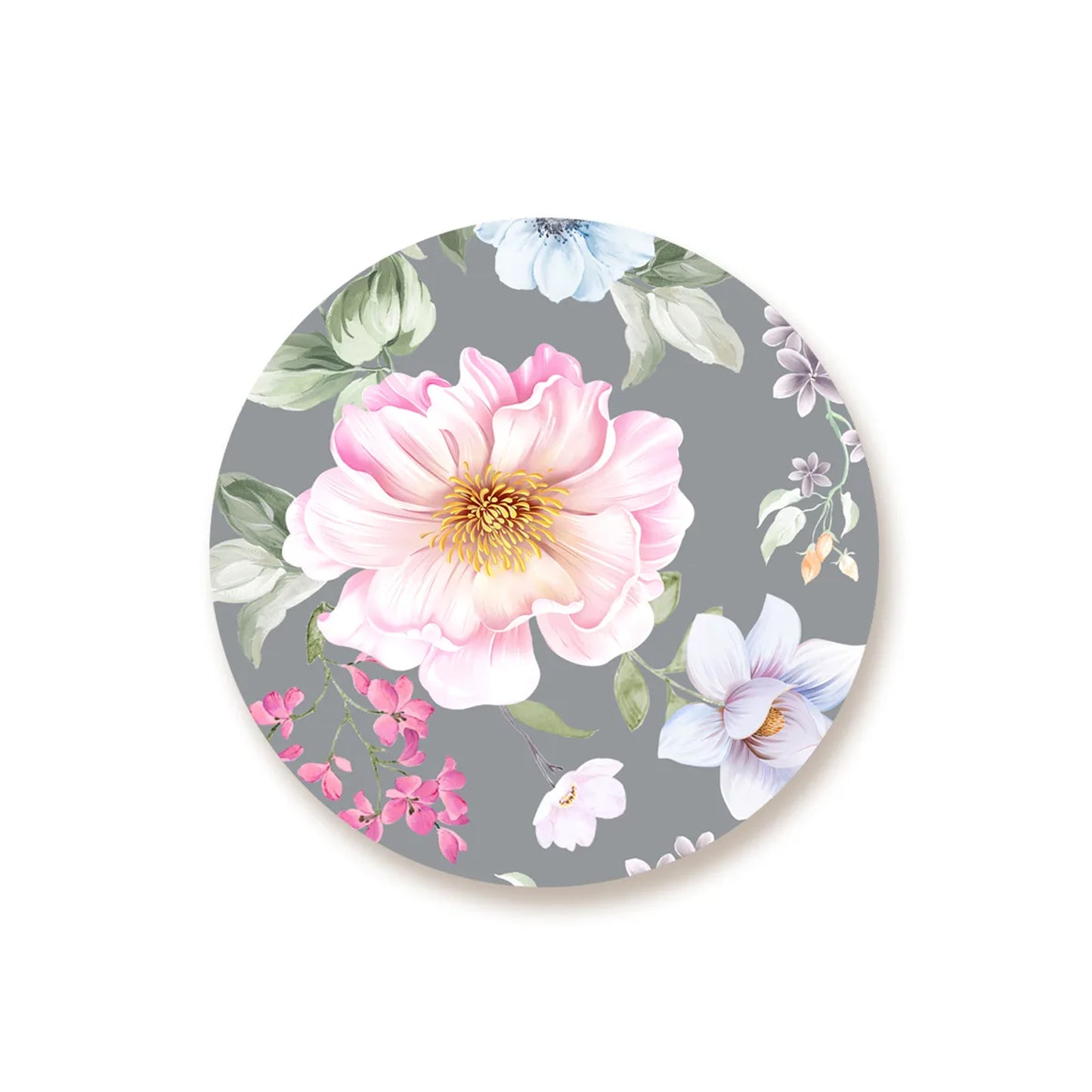 watercolor Flowers,leaves and buds Table Mat | TM 029 (set of 2)