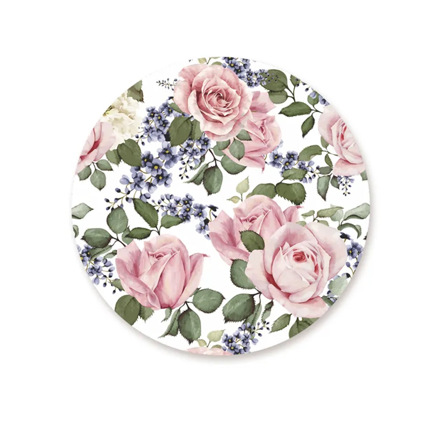 Rose buds and blue flowers Table Mat | TM 002 (set of 2)