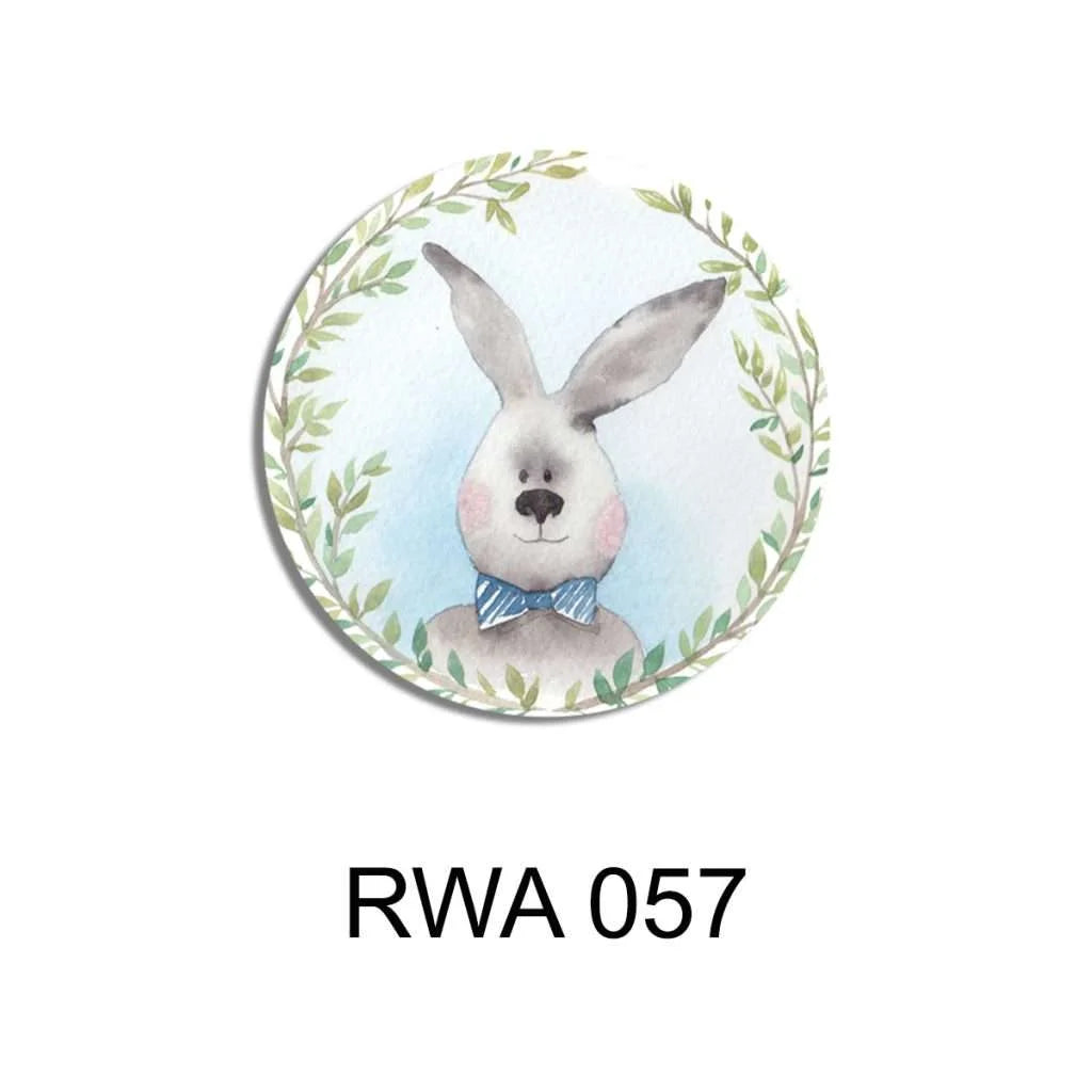 Watercolor Nursery print Wall Plates