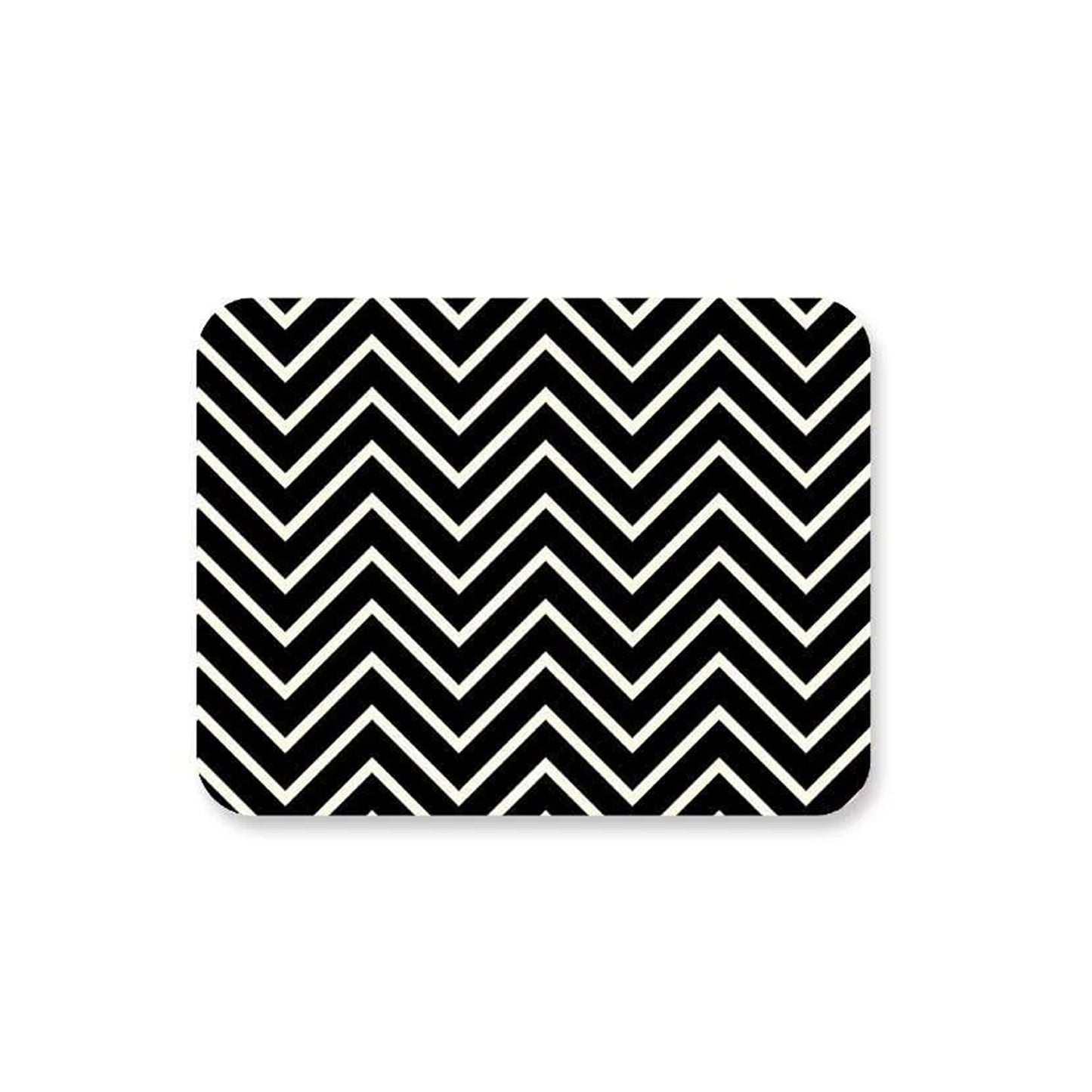 Black and white Chevron print Table Mat | TM 028 (set of 2)