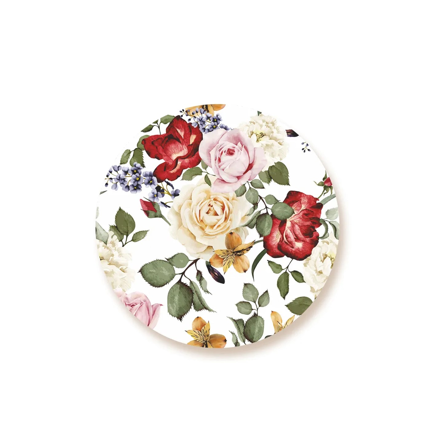 Pink and red roses Table Mat | TM 010 (set of 2)