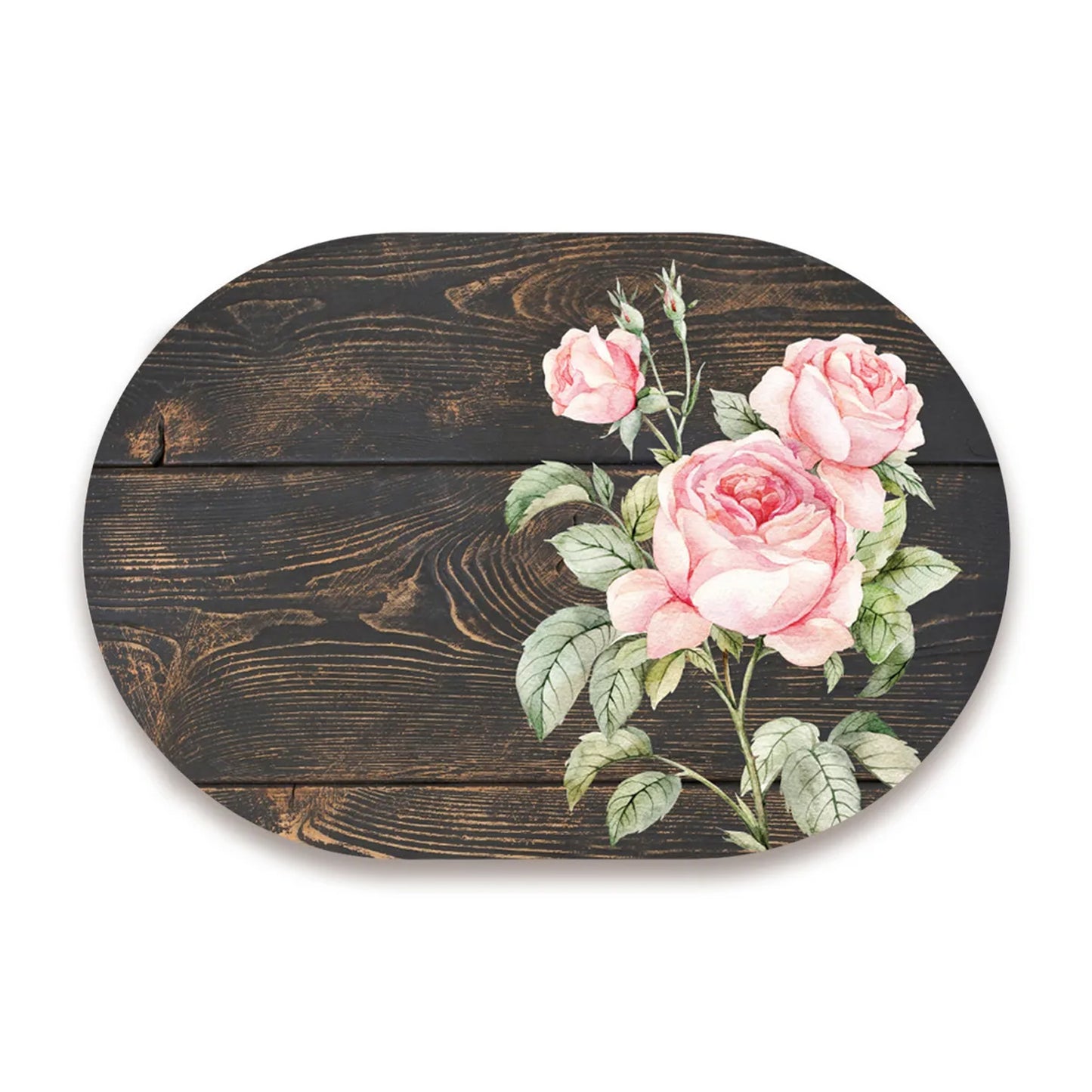 Vintage Roses On Weathered Wood Tablemats | TM 088 (set of 2)