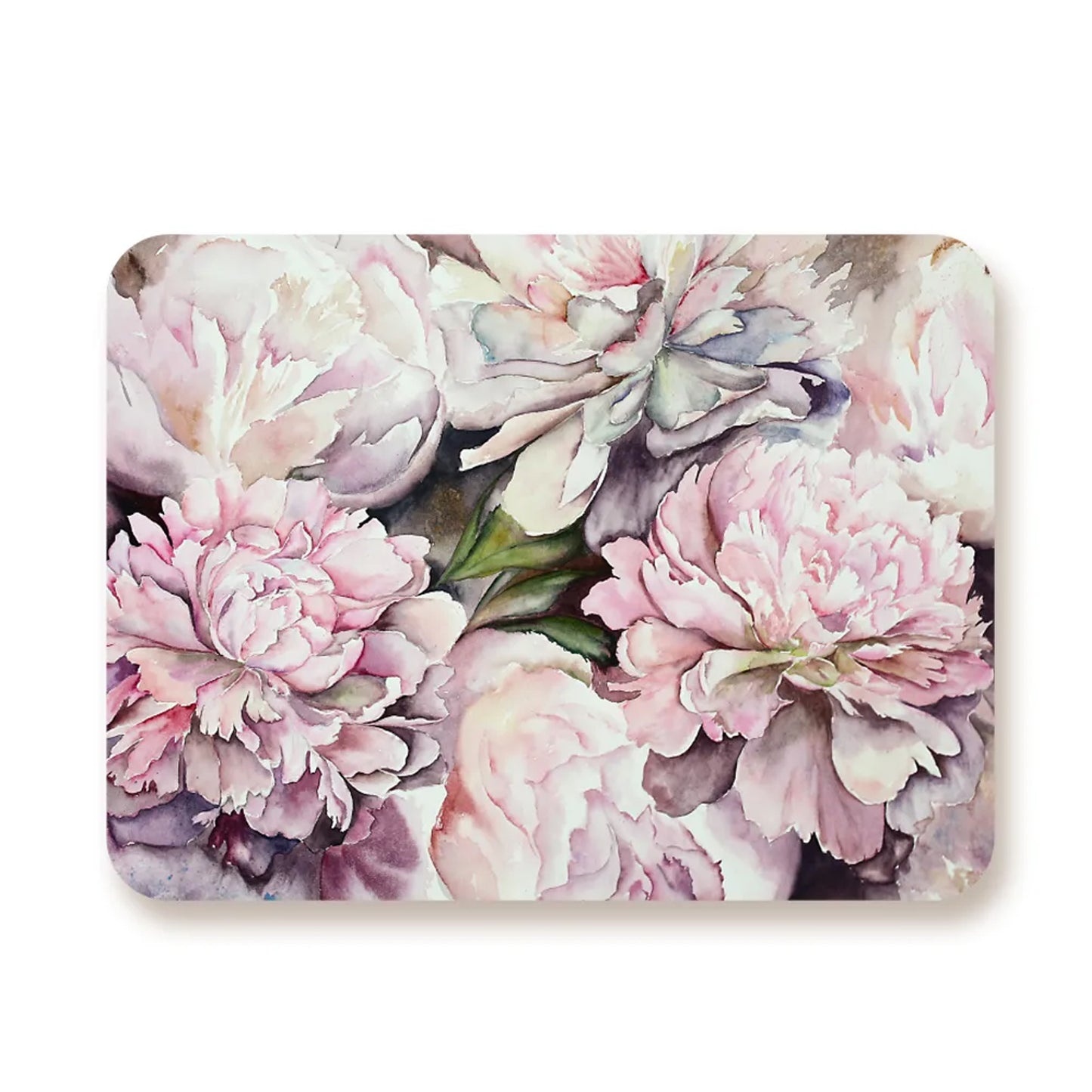 watercolor peonies Table Mat | Placemats TM 049 (set of 2)