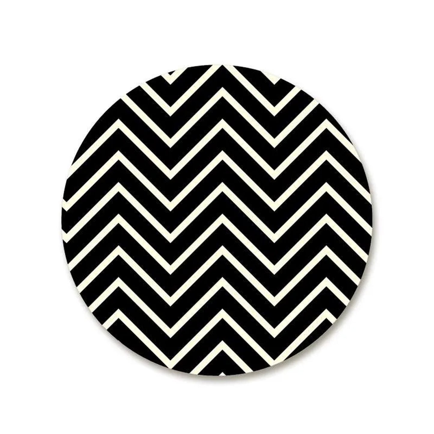 Black and white Chevron print Table Mat | TM 028 (set of 2)