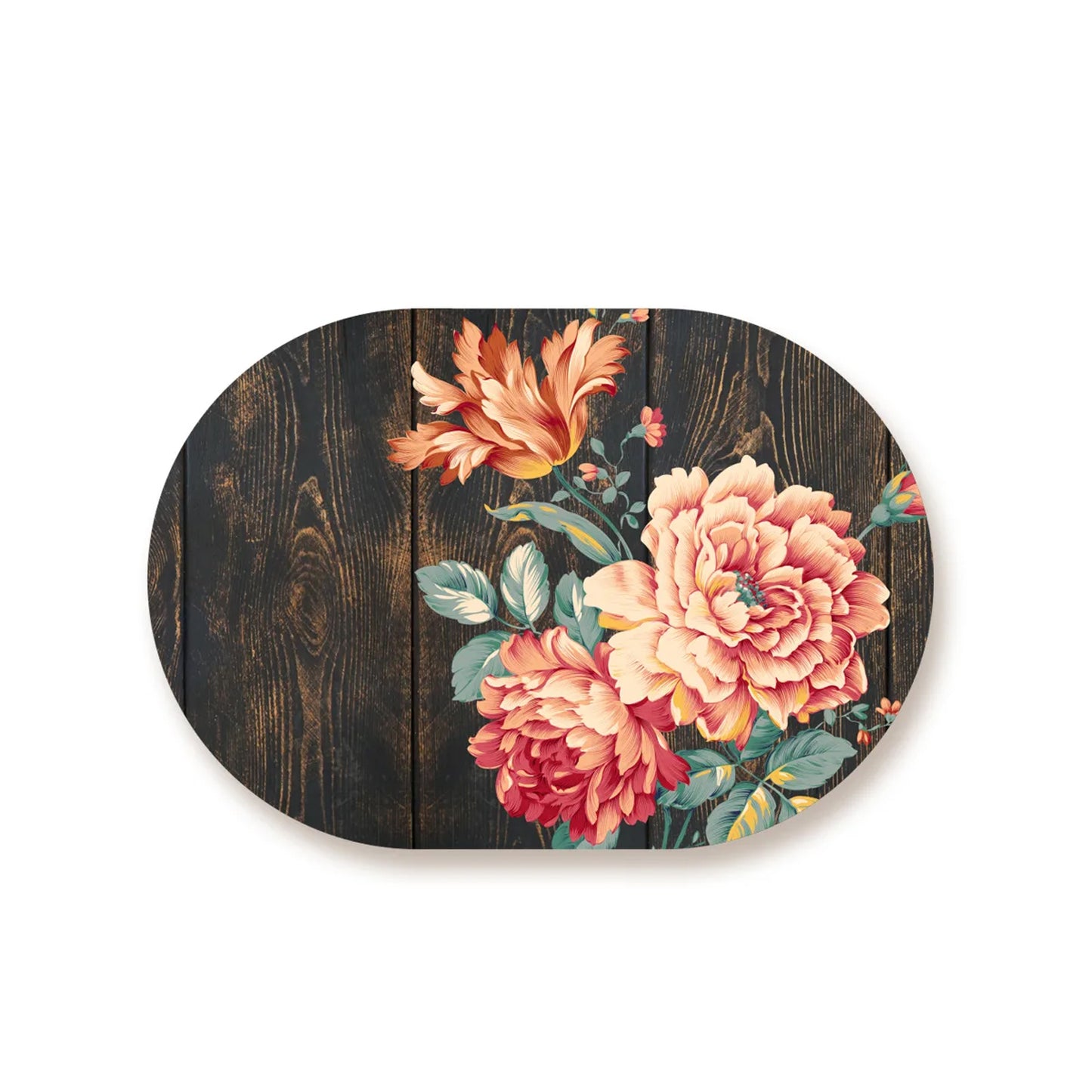 Baroque Art on Weathered Woo Tablemats | TM 084 (set of 2)