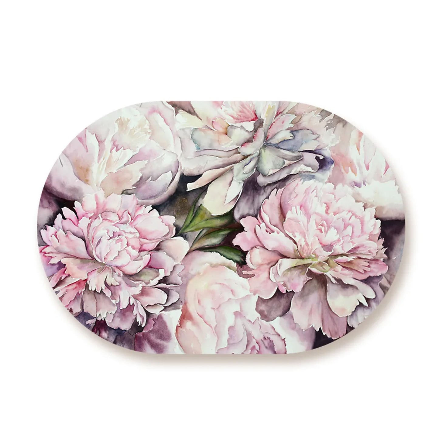 watercolor peonies Table Mat | Placemats TM 049 (set of 2)