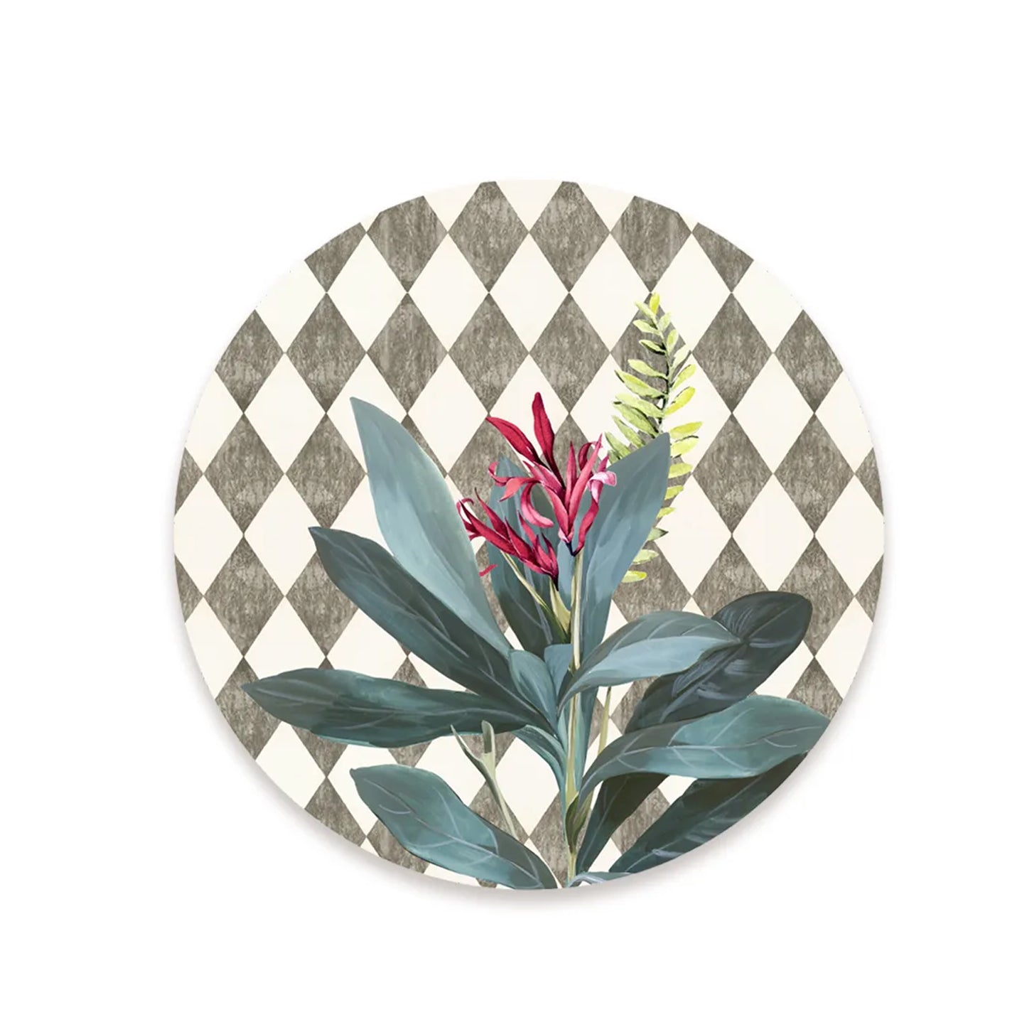 “Sage Leaves” (Ash Grey) Tablemats | TM 083 (set of 2)