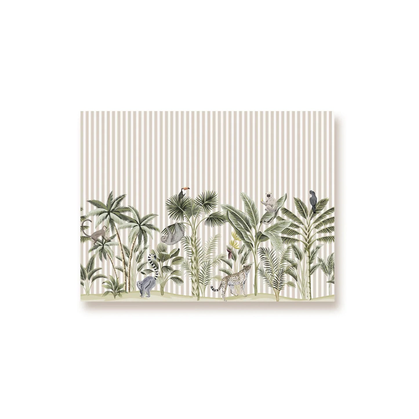 Tropical forest print Table Mat | TM 032 (set of 2)