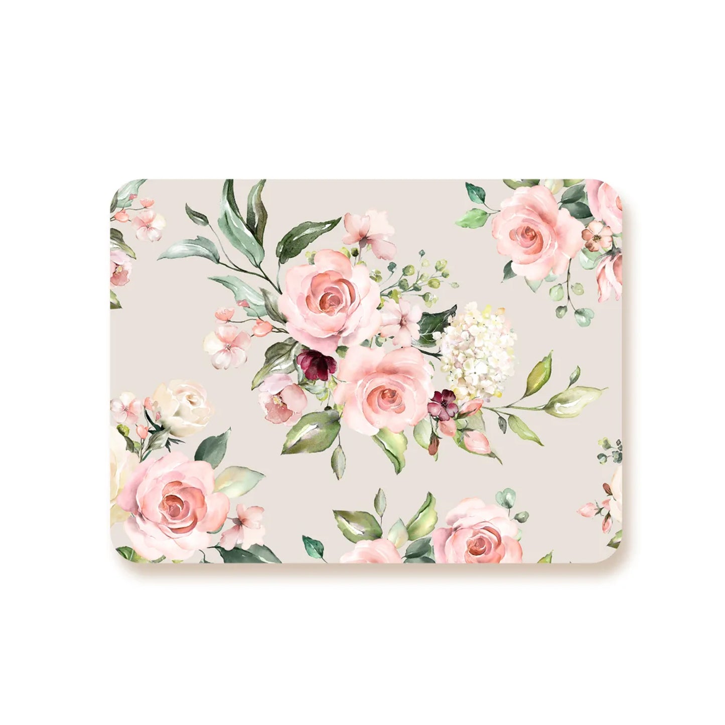 watercolor flower bunches Table Mat | TM 013 (set of 2)