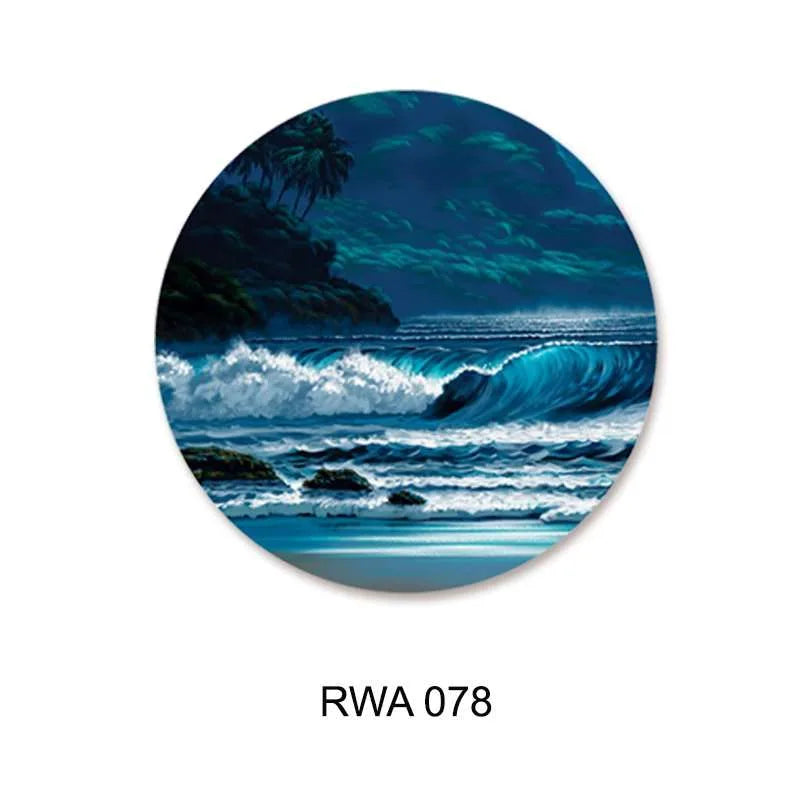 Blue Ocean Scenic View Wall Plates