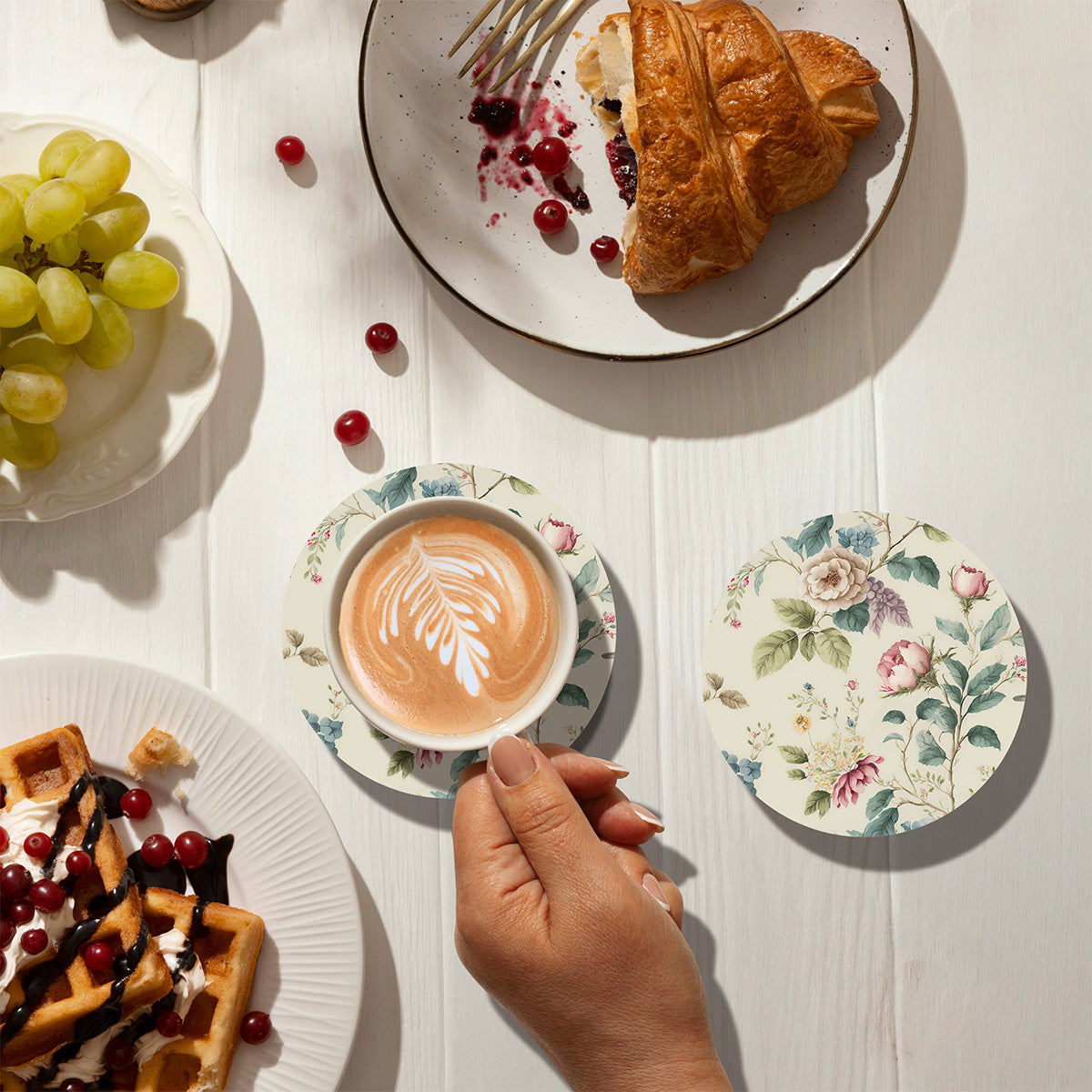 Gardenia Charm Coasters | CT 1119