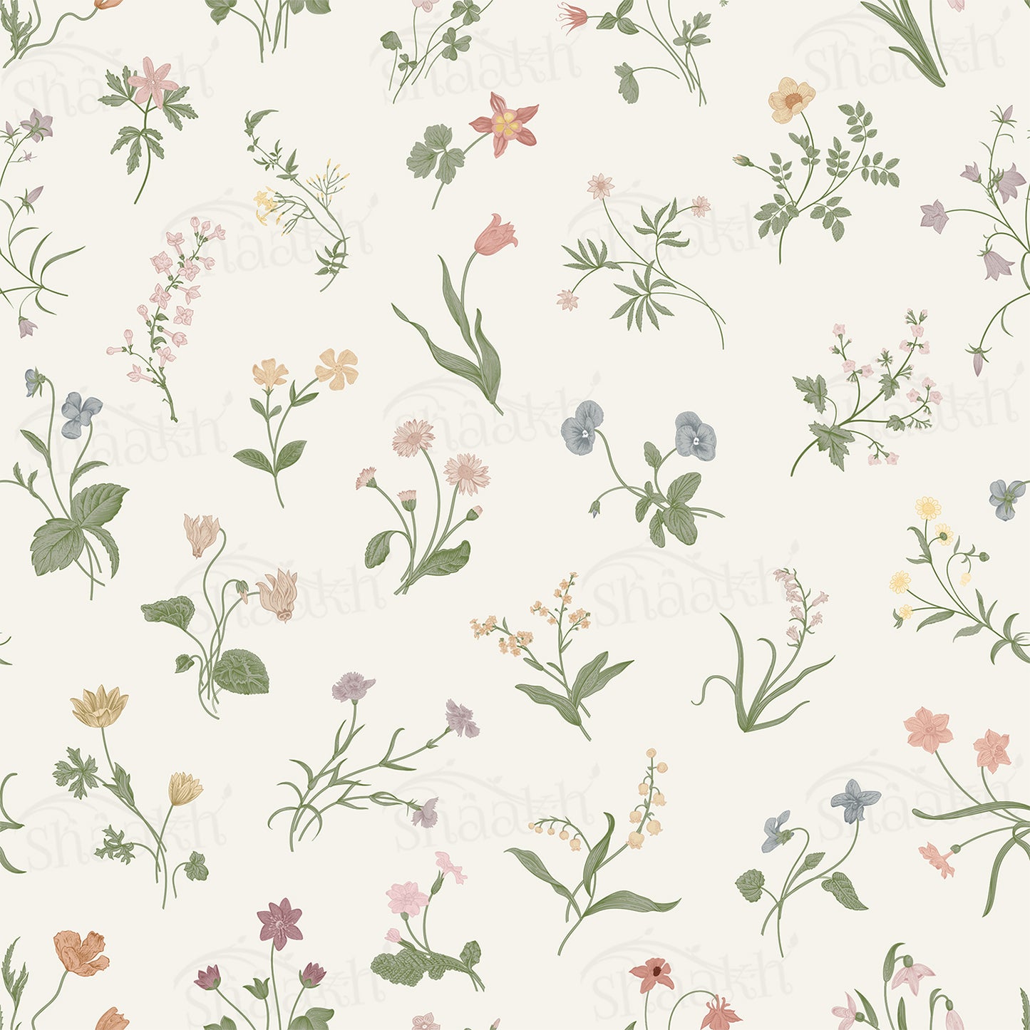Botanical Breeze Wallpaper | WP 263