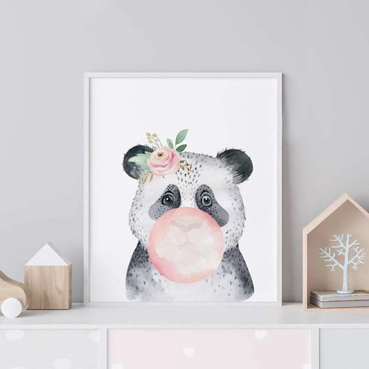 Cute Panda Canvas