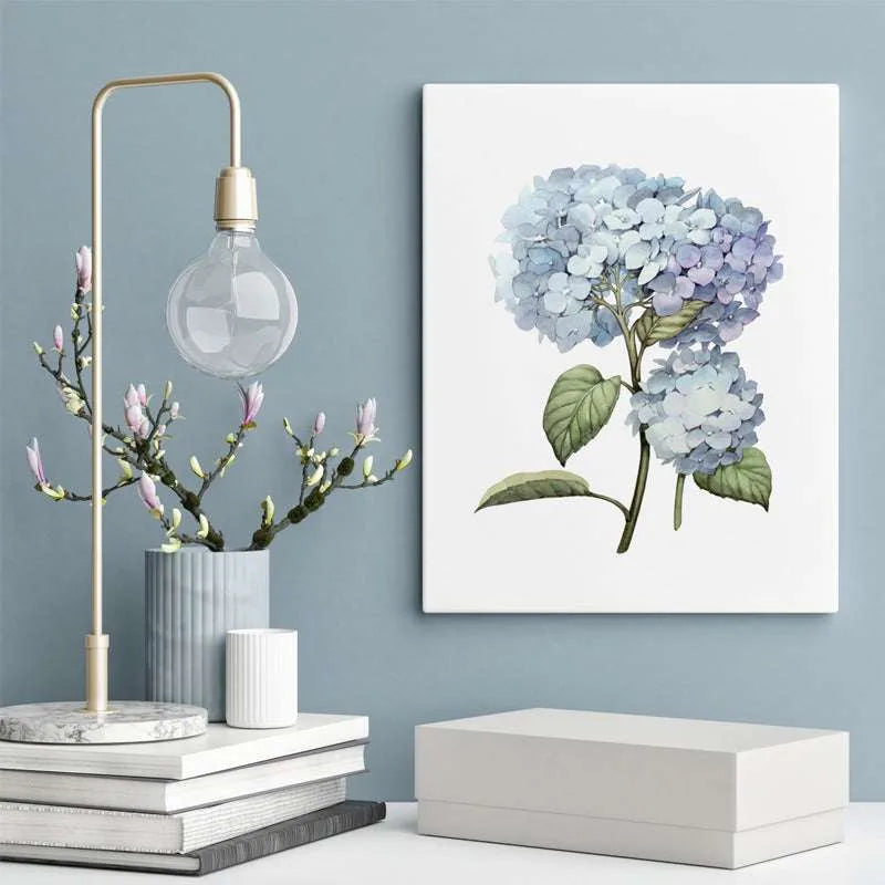 Hydrangeas Flowers Canvas | ART-042