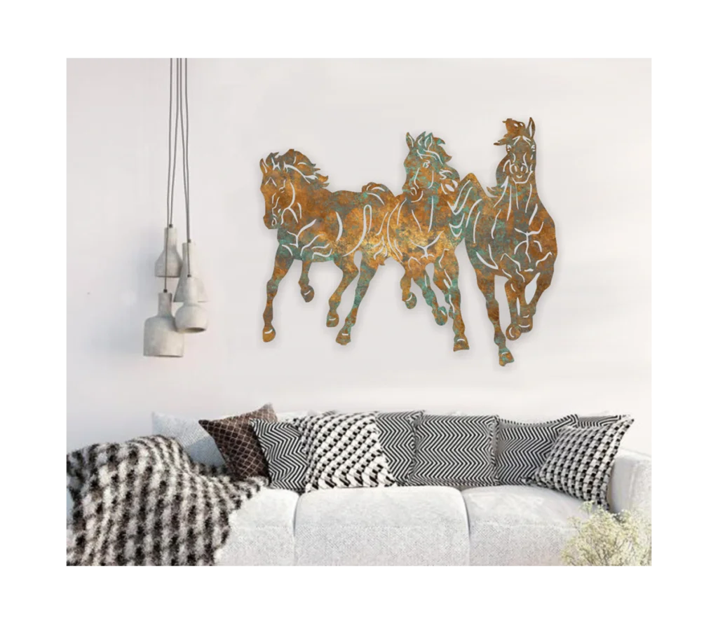 3 Horses on Metal SWA 007