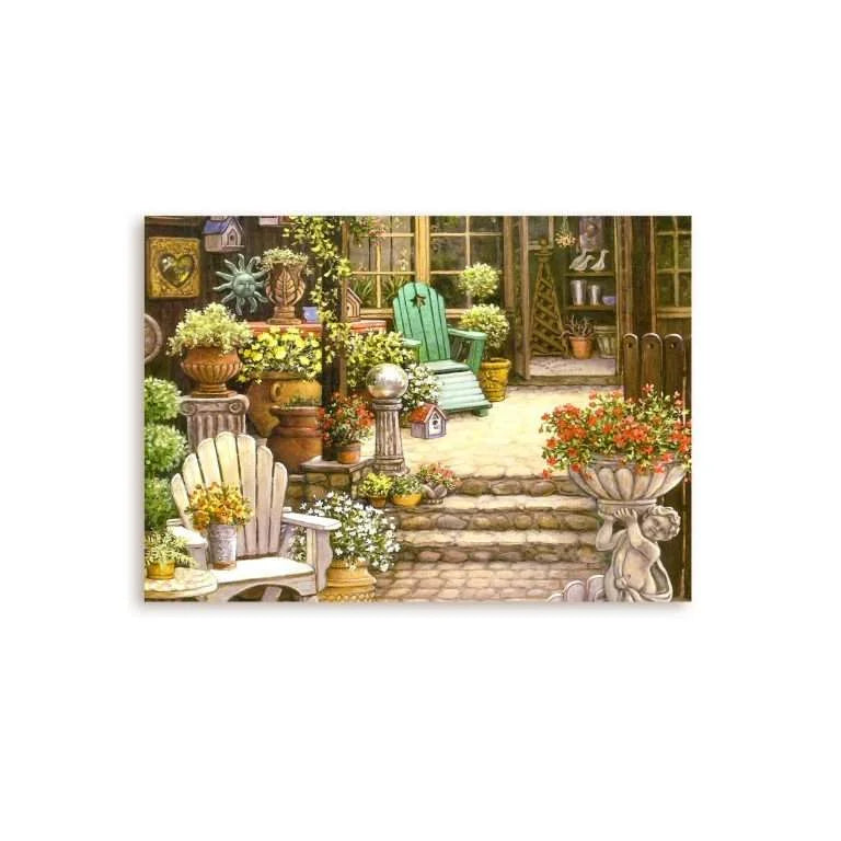 Backyard Garden Canvas | ART-009