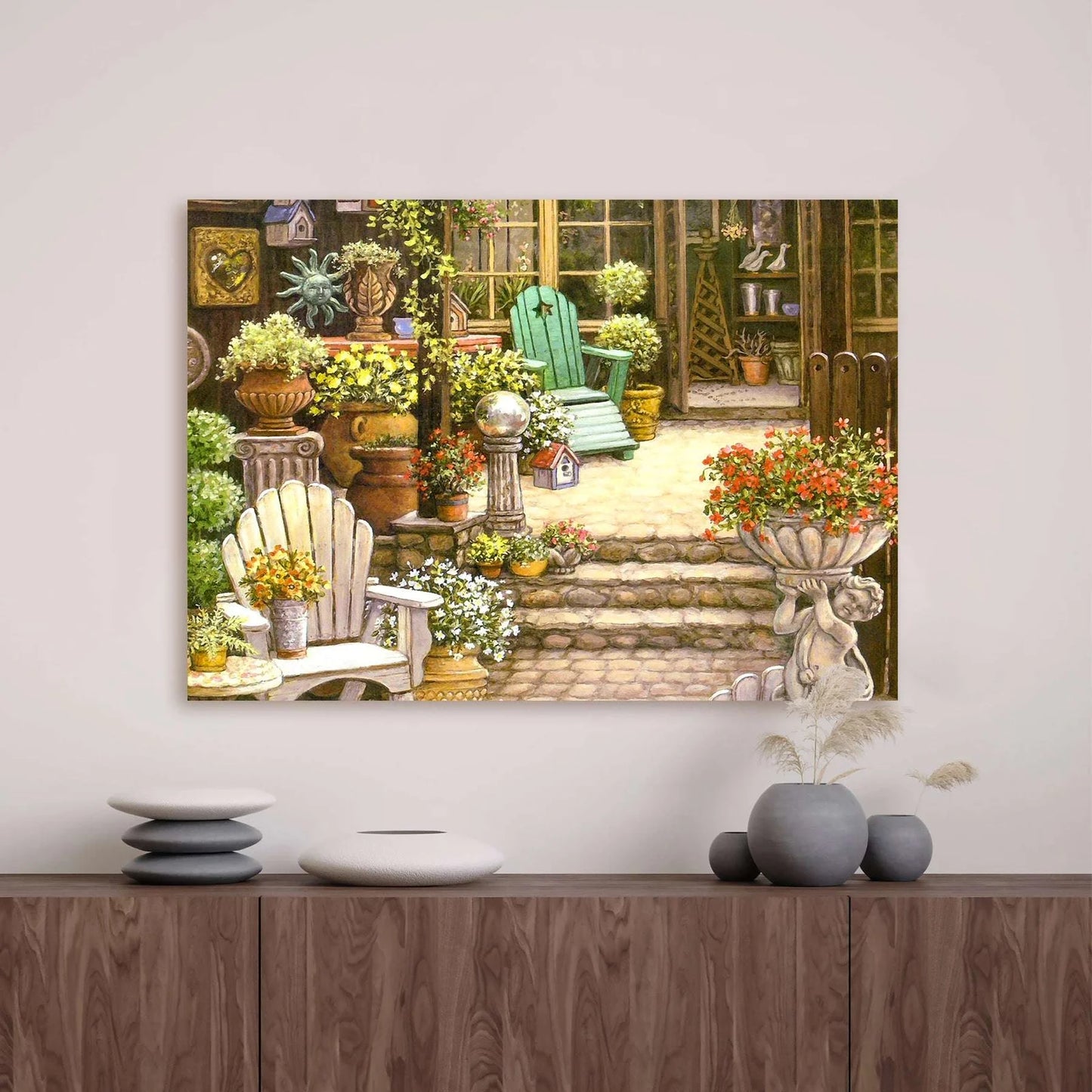 Backyard Garden Canvas | ART-009