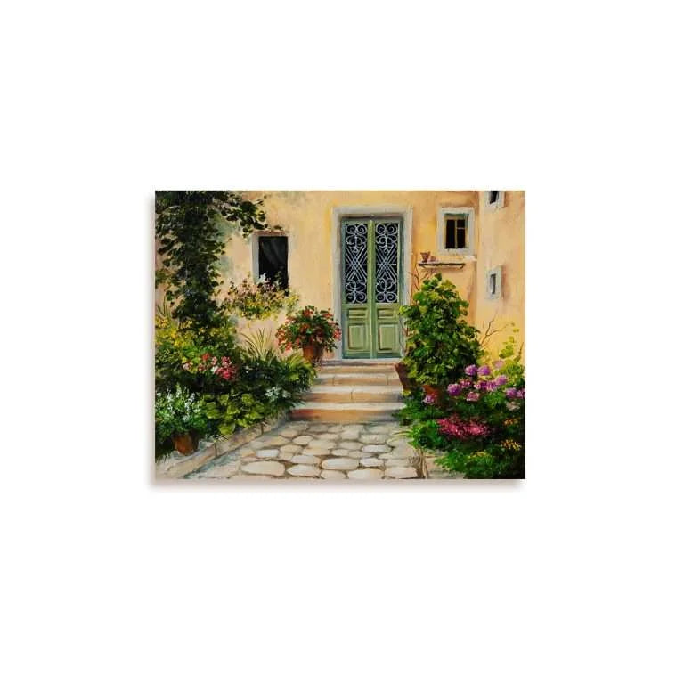 House With Patio Canvas