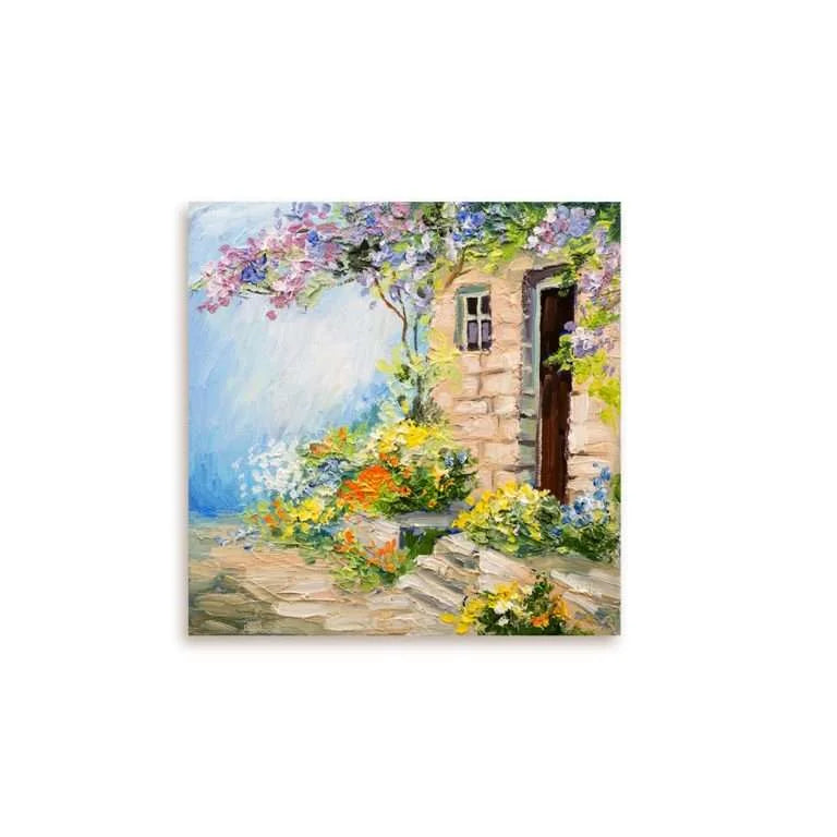 Garden Near The House Canvas