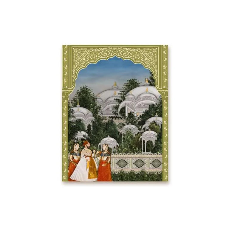 Mughal Gardens Canvas