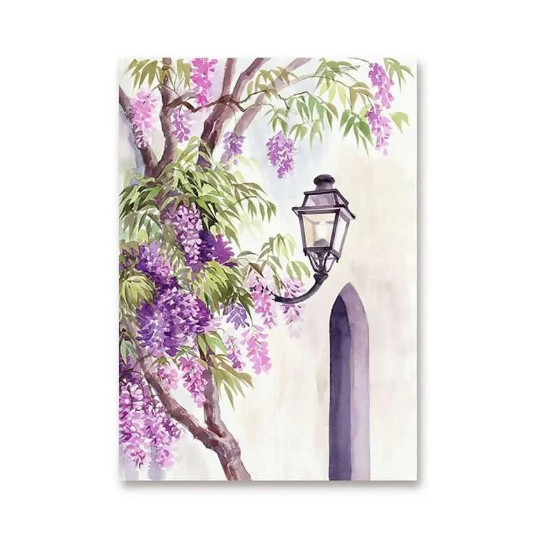 Lantern Among The Wisteria Blossom | ART 050