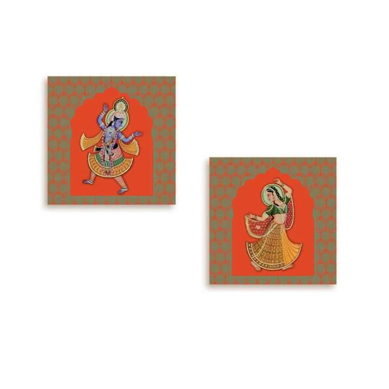 Radha Krishna Raas Canvas